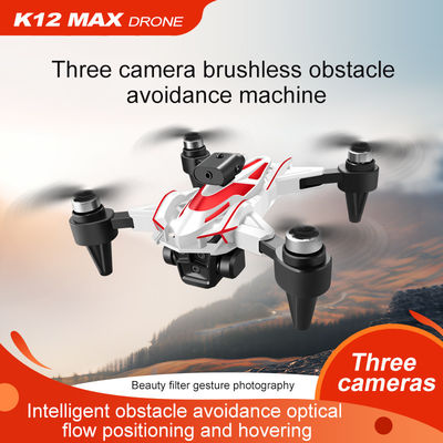 2.4G Frecuencia K12 Max Drone Wifi FPV RC Drones con control remoto Video Quadcopter juguete y tres Pro 4K HD cámara