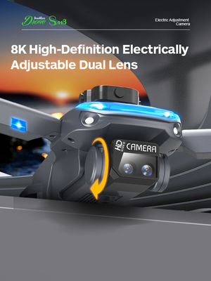 S118 Drone con cámara doble 4k 5g Wifi 360 Evitación de obstáculos Fpv Motor sin escobillas Rc Quadcopter Mini Drone profesional