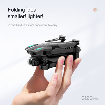 Tiempo de vuelo máximo S128 Mini Drone 4K portátil con doble cámara Evitación de obstáculos Despegue aterrizaje Wifi Rc Drone
