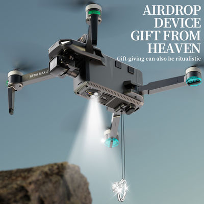 Diseño Kf104 Max 2 Drone Rc 5g Wifi Drone 4k Profesional con 3 ejes anti-sacudida Gimbal Evitación de obstáculos Cuádrocóptero sin escobillas