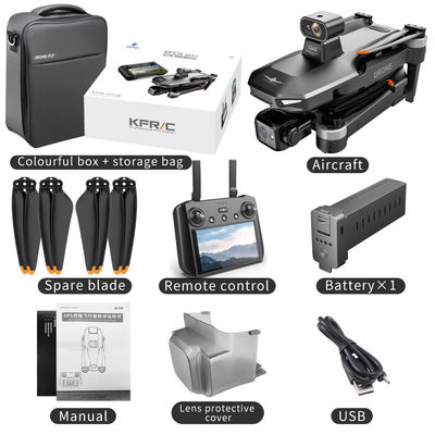 Diseño Kf104 Max 2 Drone Rc 5g Wifi Drone 4k Profesional con 3 ejes anti-sacudida Gimbal Evitación de obstáculos Cuádrocóptero sin escobillas