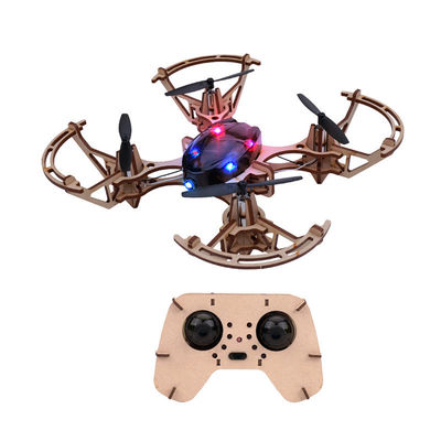2.4g Control remoto Quadcopter juego Bemay juguete de madera ensamblaje educativo Rc Drone Kit