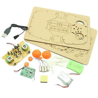 Construye y aprende Diy Construcción de madera Drone Quadcopter Ensambla Rc Drones Kit Set Educación de juguete para estudiantes Enseñar a los niños