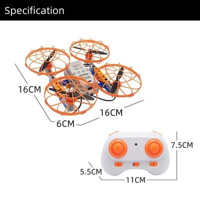 Drone de doble forma con 360 grados Flip Función de ensamblaje de bloques de construcción