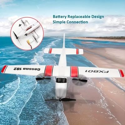Fx-801 Rc Avión Epp espuma planeador Avión Giroscopio 2.4g 2ch Rtf control remoto de las alas Aviones para el estilo blanco Aviones EPP