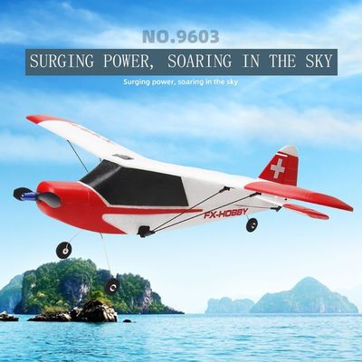 FX9603 2.4GHz 3CH 6 Equipo giroscópico EPP espuma J3 RC Avión RTF Ala fija de control remoto al aire libre Avión Aviones RC planeador juguetes voladores