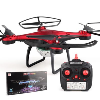 Lleva tus aventuras al aire libre al siguiente nivel con las luces deslumbrantes del Drone X58 y una llave de retorno