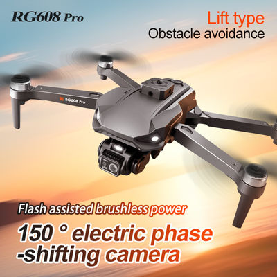 Tipo de avión no tripulado para principiantes Drones Rg608 Pro Drone Cuadcopter de doble cámara con evitación de obstáculos Uav Molde privado NO