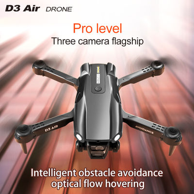 2024 D3 Air Drone Luz LED 360 grados Tumbling Modo sin cabeza Posicionamiento de flujo óptico Drone RC plegable para principiantes