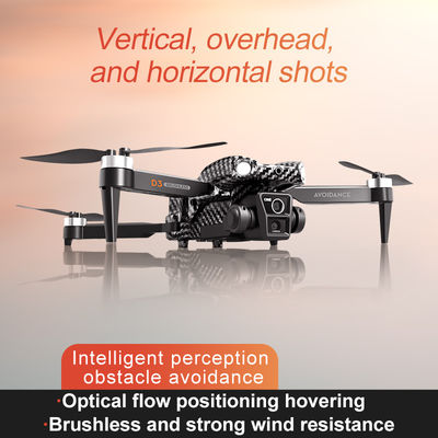 Nivel de habilidad de operador principiante Drone RC portátil con evitación de obstáculos y motor sin escobillas D3 Pro 4k