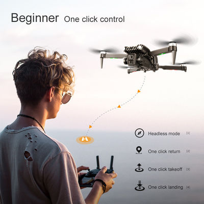 Nivel de habilidad de operador principiante Drone RC portátil con evitación de obstáculos y motor sin escobillas D3 Pro 4k