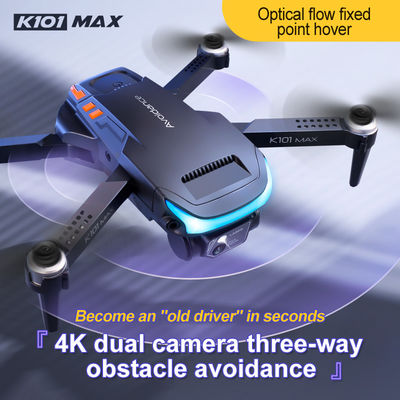 Drone de plástico negro gris K101 Max 4k cámara Drone de evitación de obstáculos de flujo óptico con cámara HD