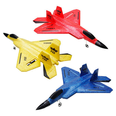 Experimenta la emoción del Fx622 F22 Raptor Fighter Jet 2.4G 2CH EPP RC Avión con luces LED Rango de edad 5-7 años