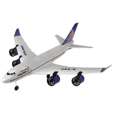 Avión RC eléctrico A380 747 Modo Fácil de volar Stunt Roll 2,4 GHz Control remoto planeador para y baterías incluidas