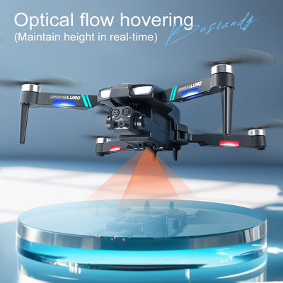 Drones principiantes Posicionamiento de flujo de tres ejes Mini Drone plegable sin escobillas con evitación de obstáculos infrarrojos y cámara 4k