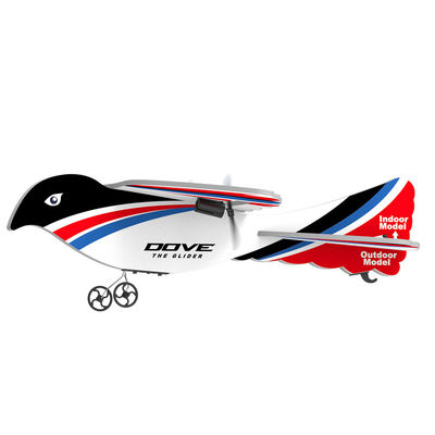 Tiempo de carga de 40 minutos 2.4g 2ch espuma de pájaro Epp W luz LED intermitente material resistente a la caída vuelo Rc vuelo planeador avión para 8 a 13 años de edad