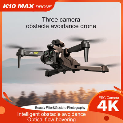 Drone de flujo óptico con cámara triple 4k Wifi Fpv Estabilizador de cámara para principiantes Evitar obstáculos RC Quadcopter 2.4G