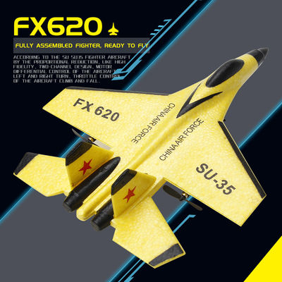2 modos Avión juguete 2.4GHz control remoto Avión de combate para principiantes Niños fácil de volar y divertido sorpresa de cumpleaños