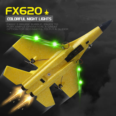 FX620 2.4GHz 2 canales espuma RC avión modelo planeador RC avión a reacción con tiempo de carga de 60 minutos y 3.7V 150mAh batería
