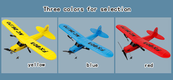 Super Planador Fx803 2.4g Piper J3 Cub Rc Avión Nc26170 Epp Avión de ala fija con largo tiempo de vuelo y vuelo estable