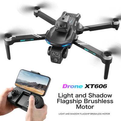 Drone Tipo Xt606 Avión aéreo 2.4g Wifi Fpv Transmisión en tiempo real Motor sin escobillas Drone 4k Pro 100m App Control Una llave de despegue Aterrizaje