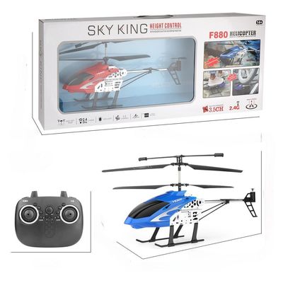 Educación para principiantes Formación STEAM HUGTEC F880 3.5 Canal Helicóptero de juguete 2.4G Helicóptero de control remoto Mini Rc Helicóptero