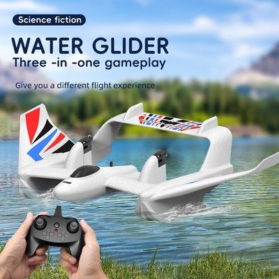 Rc Hydroplane Avión Juguetes Jet Ala fija 2.4g Control remoto Planador de espuma Modelo de avión Avión Rc para 8-13 años de edad