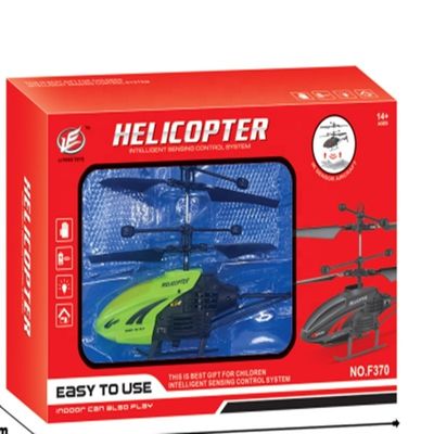 Helicóptero de juguete ligero F370 con características Wi-Fi Giroscopio y batería de 3.7V