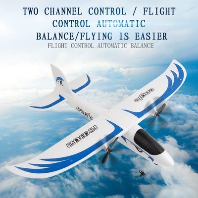 Super Planador Fx802 2.4g 2ch Epp Foam Modelo de planeador controlado a distancia listo para el nivel de habilidad del operador intermedio