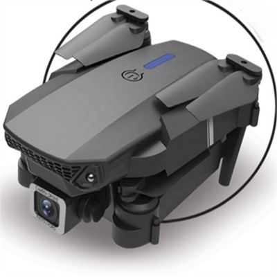 Drone E88 Pro de elección para principiantes con ángulo de cámara ajustable y planificación de rutas de múltiples puntos con soporte de batería de controlador 3XAA