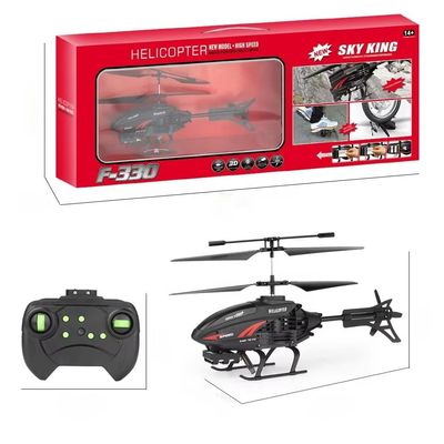 Experimente la emoción de volar con el F330 Mini Helicóptero USB recargable y luz LED