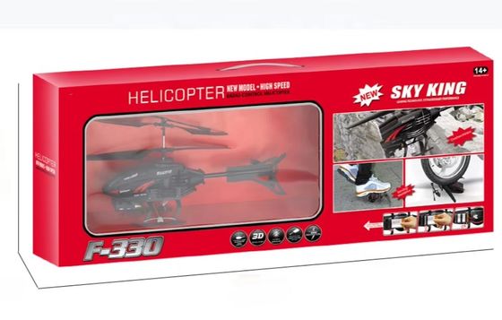 Experimente la emoción de volar con el F330 Mini Helicóptero USB recargable y luz LED