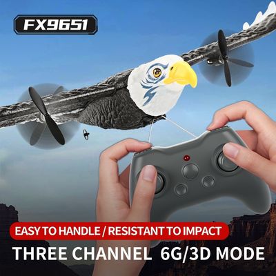 Características RTF 3ch Epp espuma Rc Simulación de la envergadura de las alas Águila calva 2.4g Rc planeador juguetes de avión con 14 años hasta el rango de edad