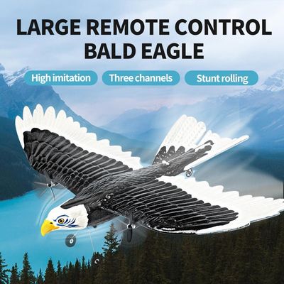 Características RTF 3ch Epp espuma Rc Simulación de la envergadura de las alas Águila calva 2.4g Rc planeador juguetes de avión con 14 años hasta el rango de edad