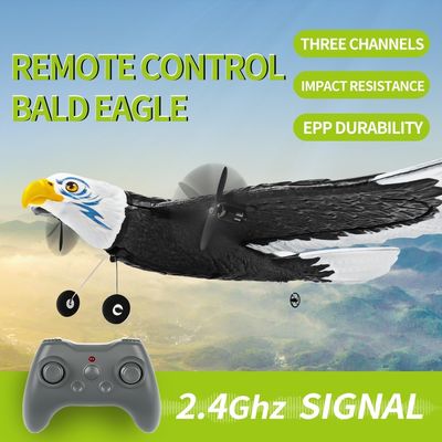 Características RTF 3ch Epp espuma Rc Simulación de la envergadura de las alas Águila calva 2.4g Rc planeador juguetes de avión con 14 años hasta el rango de edad