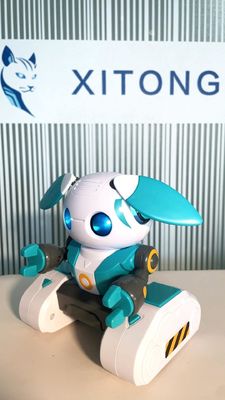 Robots educativos HUGTEC S024 Robot de juguete Control remoto Gestura STEM 3 Música plástica Función de luz automática para unisexo