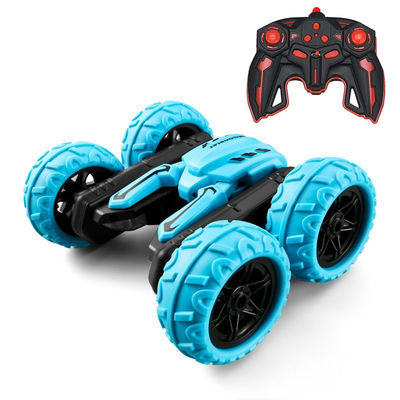 Luces LED de alta velocidad RC Coche más nuevo doble lado de deriva coche de acrobacias con control remoto y fuente de energía eléctrica
