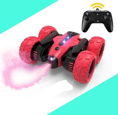 S-015 4wd Rotación de 360 grados Mini Rc Stunt Car 2.4ghz Control remoto Rc Car Electric Toy Rc Spray Roll Drift Car para niños Regalos