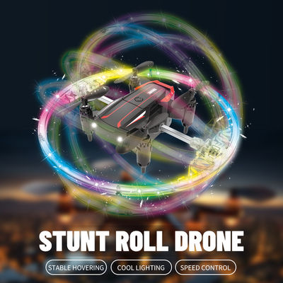 Led Stunt Rc Drone Rotation luz colorida Uav Quadrocopter control remoto distancia de alrededor de 100m regalo perfecto para los niños