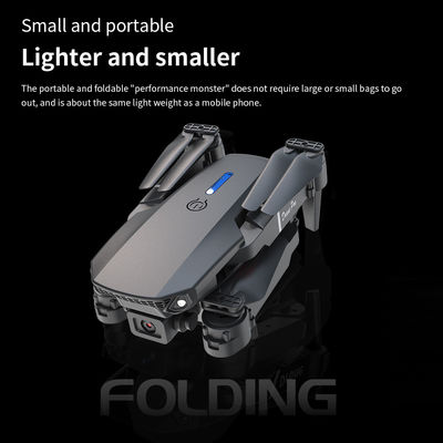 Drone profesional portátil E88 Pro con cámara doble 4k 8k Wifi Fpv Quadcopter 3.7V 1800mAH Batería de litio Capacidad