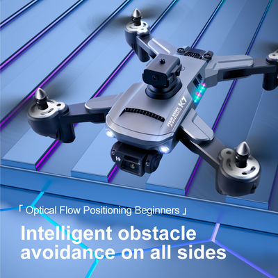 Mini Drone plegable para principiantes para niños con cámara de material plástico 4K cámara doble Indoor Hover WiFi RC Drone K7 UAV