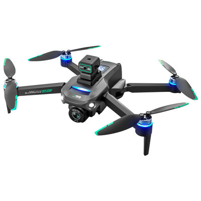Plástico S159 5g Wifi Fpv Gps Cuadcopter Drone 4khd Doble cámara 25 minutos Resistencia Evitación de obstáculos Led Gran pantalla Remote Rc Drone