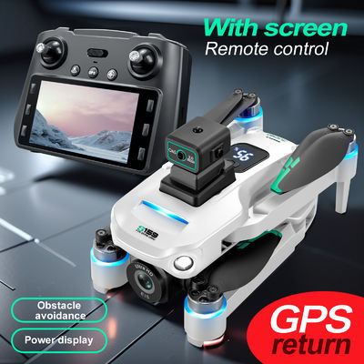 Plástico S159 5g Wifi Fpv Gps Cuadcopter Drone 4khd Doble cámara 25 minutos Resistencia Evitación de obstáculos Led Gran pantalla Remote Rc Drone