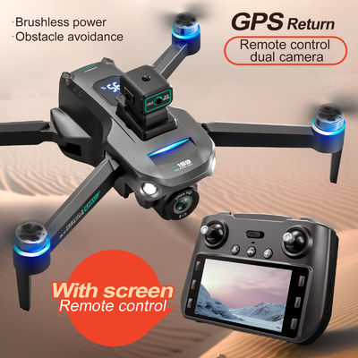 Plástico S159 5g Wifi Fpv Gps Cuadcopter Drone 4khd Doble cámara 25 minutos Resistencia Evitación de obstáculos Led Gran pantalla Remote Rc Drone
