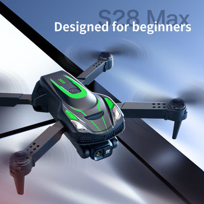 S28 Max Rc Control remoto Contral Drone de doble cámara con cámara 4k Fpv Drone Aeronaves de juguete Mini Drone 100 m Distancia de control remoto