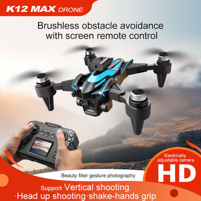 Drones para principiantes K12 Drones sin escobillas Drones eléctricos 3 cámaras 4k Drones infrarrojos Evitación de obstáculos Drones de flujo óptico Quadcopter juguetes para adultos