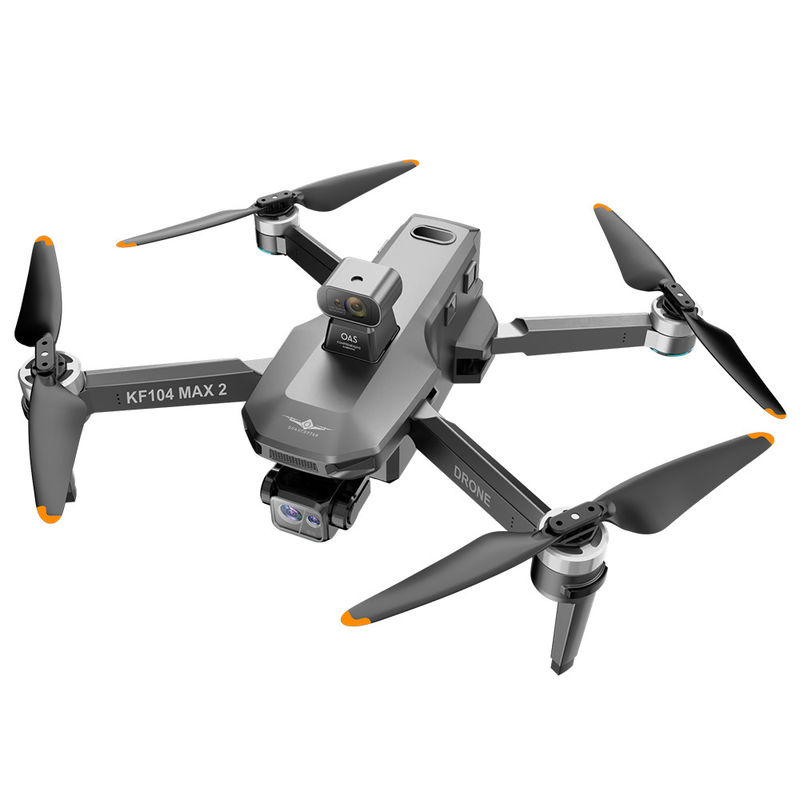 Diseño Kf104 Max 2 Drone Rc 5g Wifi Drone 4k Profesional con 3 ejes anti-sacudida Gimbal Evitación de obstáculos Cuádrocóptero sin escobillas