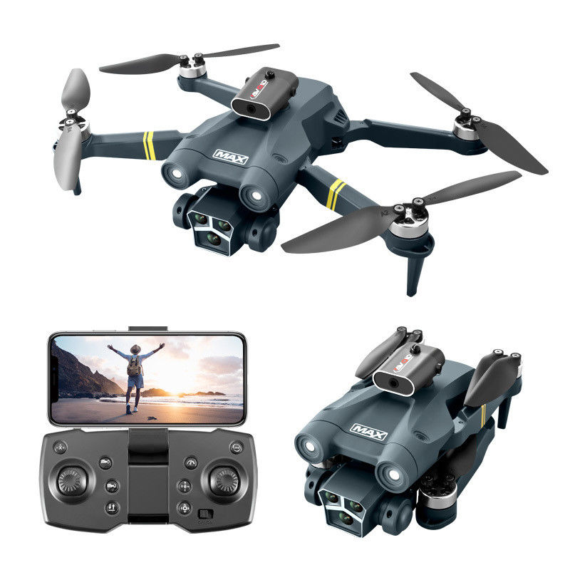Drones para principiantes HUGTEC W17HW Waypoint Planificación de vuelo descenso lento aterrizaje UAV para cobertura de eventos de 8-10 MIN