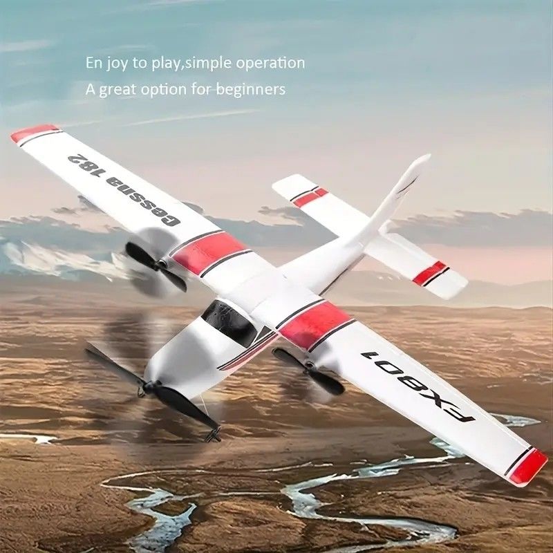 Fx-801 Rc Avión Epp espuma planeador Avión Giroscopio 2.4g 2ch Rtf control remoto de las alas Aviones para el estilo blanco Aviones EPP