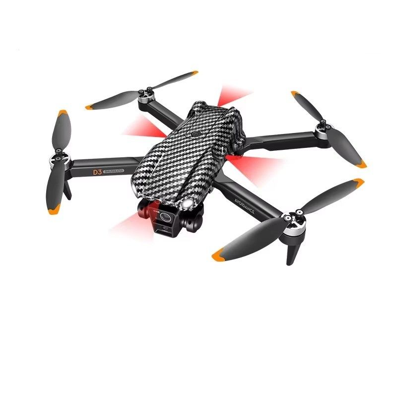 Nivel de habilidad de operador principiante Drone RC portátil con evitación de obstáculos y motor sin escobillas D3 Pro 4k